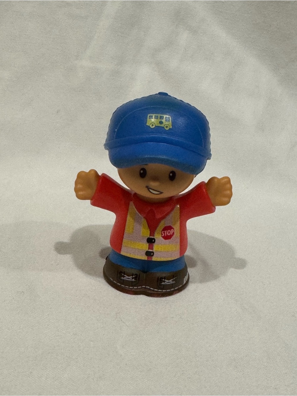 Blue Hat School Bus Helper Action Figure - Kids Toy
